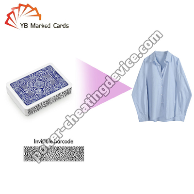 Material dinámico ocultable ocultado espía de la tela de la camiseta de la cámara del póker