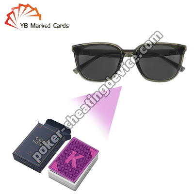 Juegos de póquer con cartas de póquer marcadas gafas para la detección de marcas