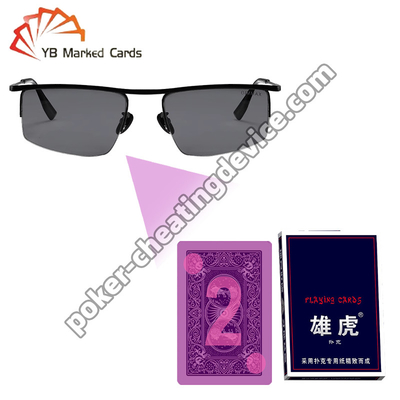 Gafas infrarrojas avanzadas para detectar las cartas de juego marcadas con trampa