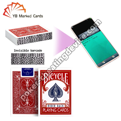 Bicicleta Bicicleta Juegos de cartas Código de barras Marcado Juegos de cartas Rojo clásico