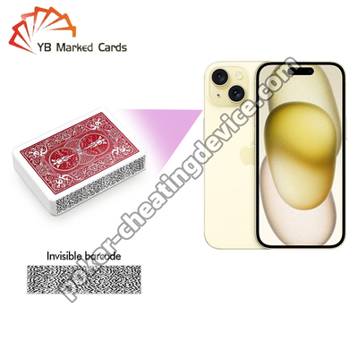 CVK 600 iPhone 15 Analisador de cartas de póquer de código de barras para resultados precisos de juego
