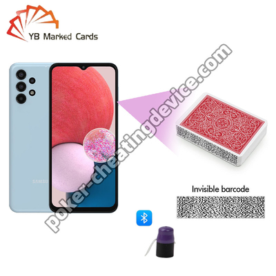 Samsung Galaxy A13 AKK K4 Analisador de trampa de póquer para tarjetas de código de barras