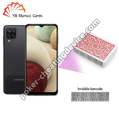 CVK 350 Samsung Galaxy A12 Analisador de cartas de póquer de casino para cartas de código de barras