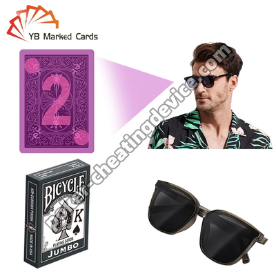Bicicleta Luminosa Marcado Tarjetas Gran Personaje Gris Para Jugar a las Tarjetas Gafas