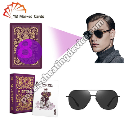 Bicicleta Tinta Invisible Juego de cartas para gafas de infrarrojos Solución de trampa segura