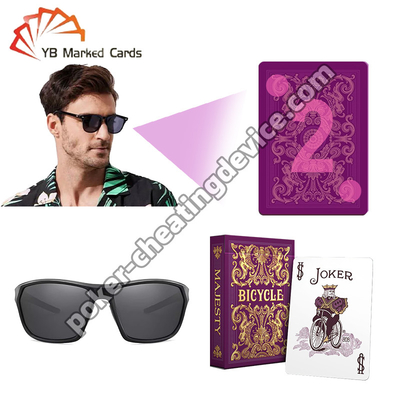 Bicicleta Tarjeta de infrarrojos Para el póker Engañar gafas de sol Ganar ventaja en cada juego