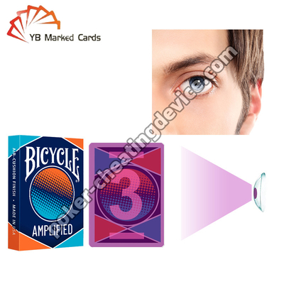 Carpeta de juego de bicicleta de alta calidad para lentes de contacto de cartas marcadas