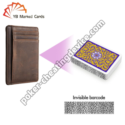 Cartera de póquer cámara discreta y eficiente solución de escaneo de tarjetas