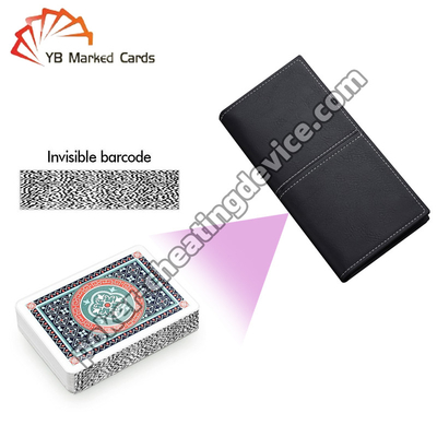 Lector de tarjetas de billetera de póquer escaneo discreto e eficiente para los juegos de póquer
