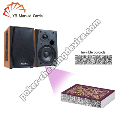 Altavoz de pared escaneo de cartas de juego para juegos de póquer escondidos a larga distancia