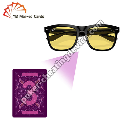 Gafas de sol infrarrojas para el póker desbloquean marcas ocultas con facilidad
