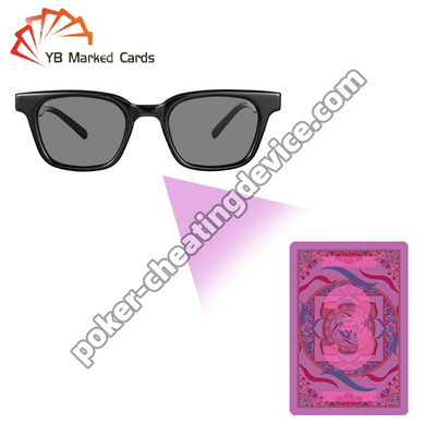 Gafas de sol infrarrojas compatibles con las tarjetas marcadas con rayos UV
