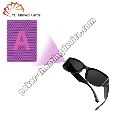 Gafas de tinta invisible herramienta de trampa de póquer para Texas Hold'Em Omaha