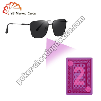 Tarjeta Invisible Marcada Gafas de Sol Infrarrojas Su Arma Secreta en el Póquer