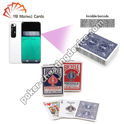 Bicycle Casino Decks de códigos de barras de calidad para el sistema de análisis de póquer