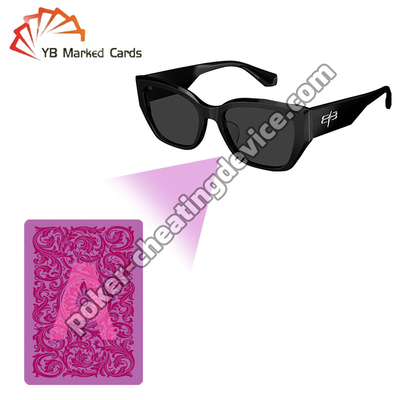 Gafas de trampa para ver a través de las cartas marcadas