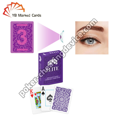 Copag Elite profesional de cartas invisibles marcadas Violeta Deck único