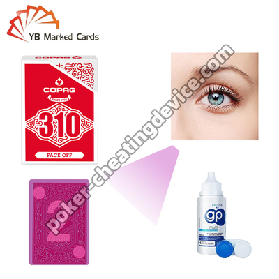 Copag 310 Juego privado Decks infrarrojos Rojo Para lentes de contacto infrarrojos
