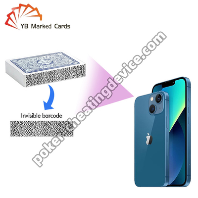 AKK K5 Analista de póquer para iPhone para barras de cartas marcadas con código de barras