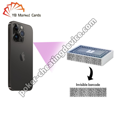 AKK A7 Analista de póquer para iPhone para barras de cartas marcadas con código de barras