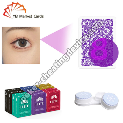 Lentes de contacto de tinta invisible para tarjetas marcadas Ultimate Poker Edge