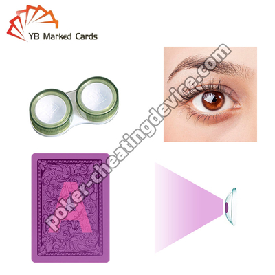 Las lentes de contacto de tinta UV invisibles detectan las marcas infrarrojas al instante