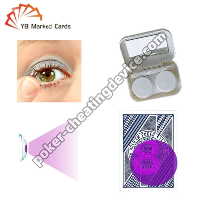 Lentes de contacto de tinta invisibles para el póker detectan las cartas marcadas al instante