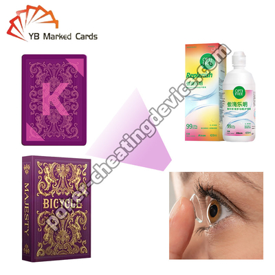 Lentes de contacto avanzadas de rayos X para tarjetas con marcas infrarrojas