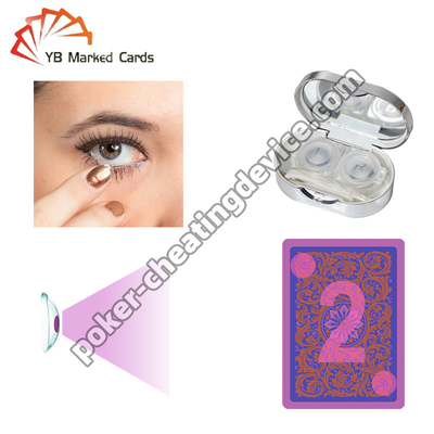 Las lentes de contacto detectan tinta luminosa con visión infrarroja