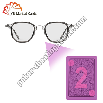 Gafas de sol infrarrojas para tarjetas marcadas