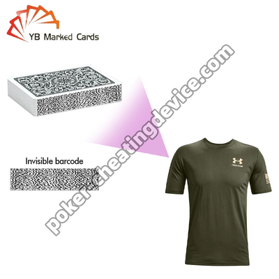 T-Shirt profesional escáner de cartas de póquer para el analizador de cartas de póquer