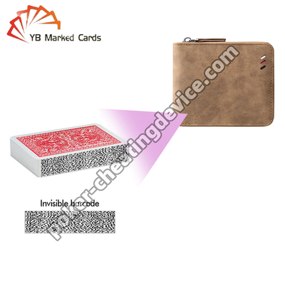 Poker Cheat Card Scanner Cartera para el dispositivo de análisis