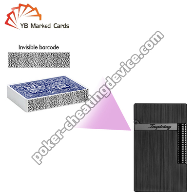 Cámara oculta más ligera para hacer trampas en el póker con cartas marcadas con código de barras