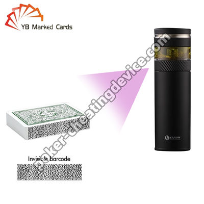 Escaner de botellas de agua para tarjetas marcadas con código de barras