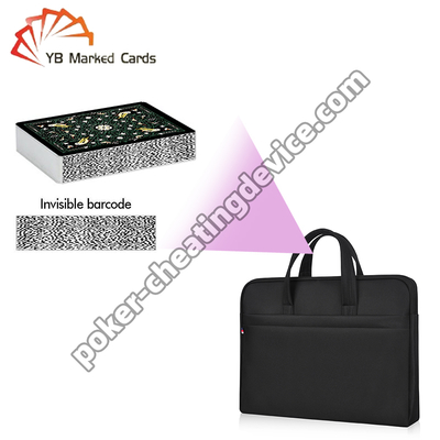 Analizador de trampas de póquer en maletín con escaneo de cartas