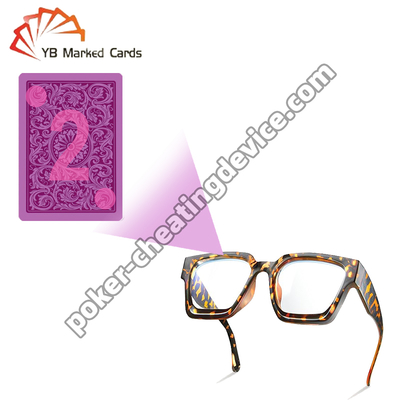 Gafas con marcas infrarrojas para la detección de trampas en el póker