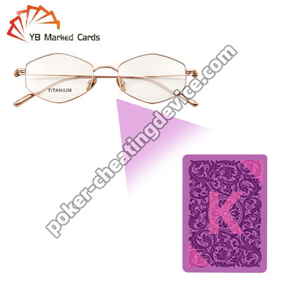 Gafas de sol infrarrojas para cartas marcadas con infrarrojos