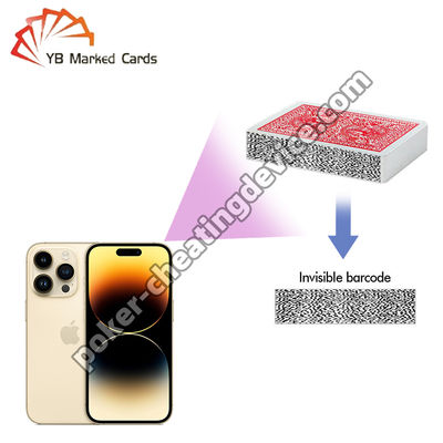 CVK 680 Analista de trampas de póquer para cartas de juego de código de barras
