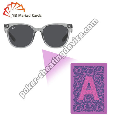 Gafas de sol para cartas marcadas para póquer con cartas marcadas luminosas