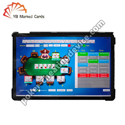 Dispositivo de tableta de análisis de póquer de visualización en tiempo real para Texas Hold'em