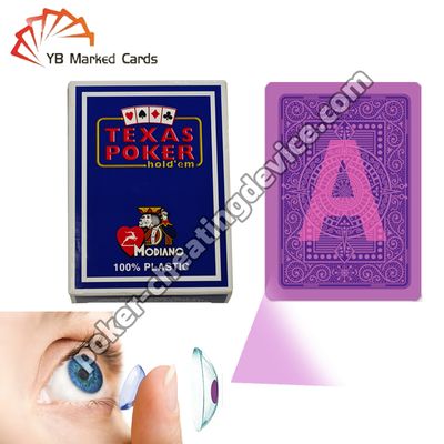 Modiano Texas Hold'em Marked Playing Cards with Advanced Infrared Marking Technology