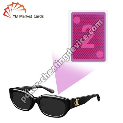 Gafas de tinta UV invisibles para cartas de póquer marcadas