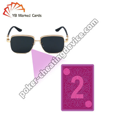 Carteles infrarrojos marcados Gafas de sol para marcar cartas de juego