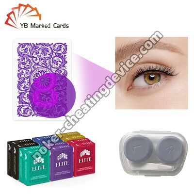 Tarjetas marcadas Lentes de contacto para tarjetas marcadas con tinta invisible