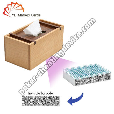 Escáner de cámara inalámbrica para caja de pañuelos para hacer trampas en el póker