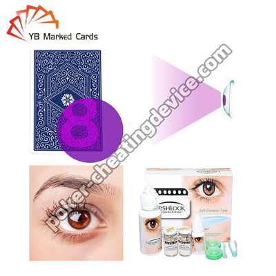 Lentes de Contacto IR Profesionales para Leer Cartas de Póker Infrarrojas para Hacer Trampa en Omaha